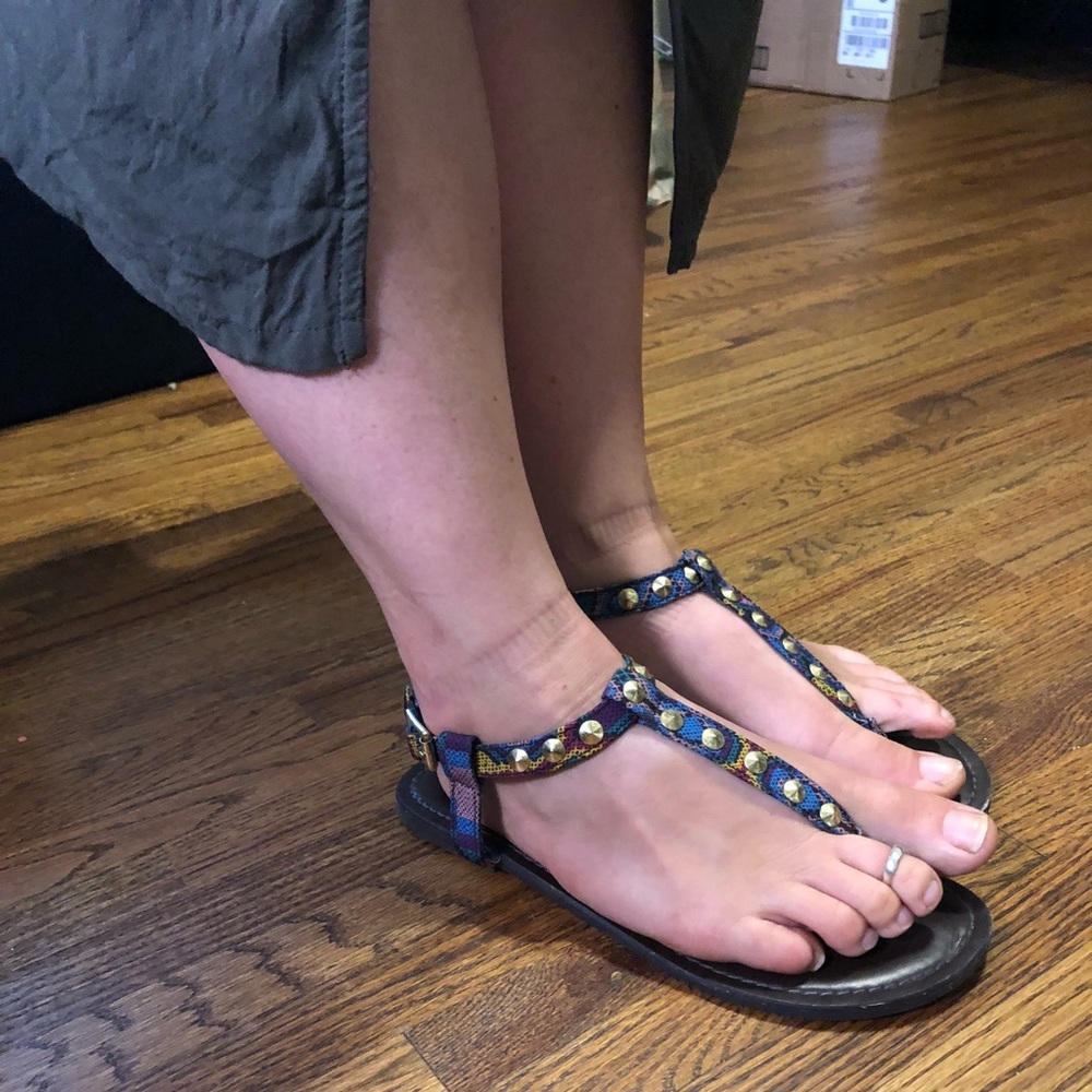 Studded Gladiator sandals